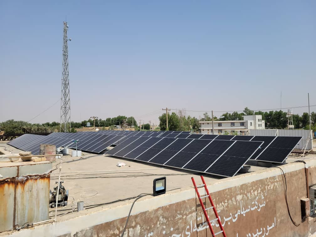 پروژه نیروگاه 50 کیلوواتی شهرستان امیدیه